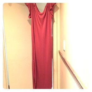 Maternity dress w/pockets