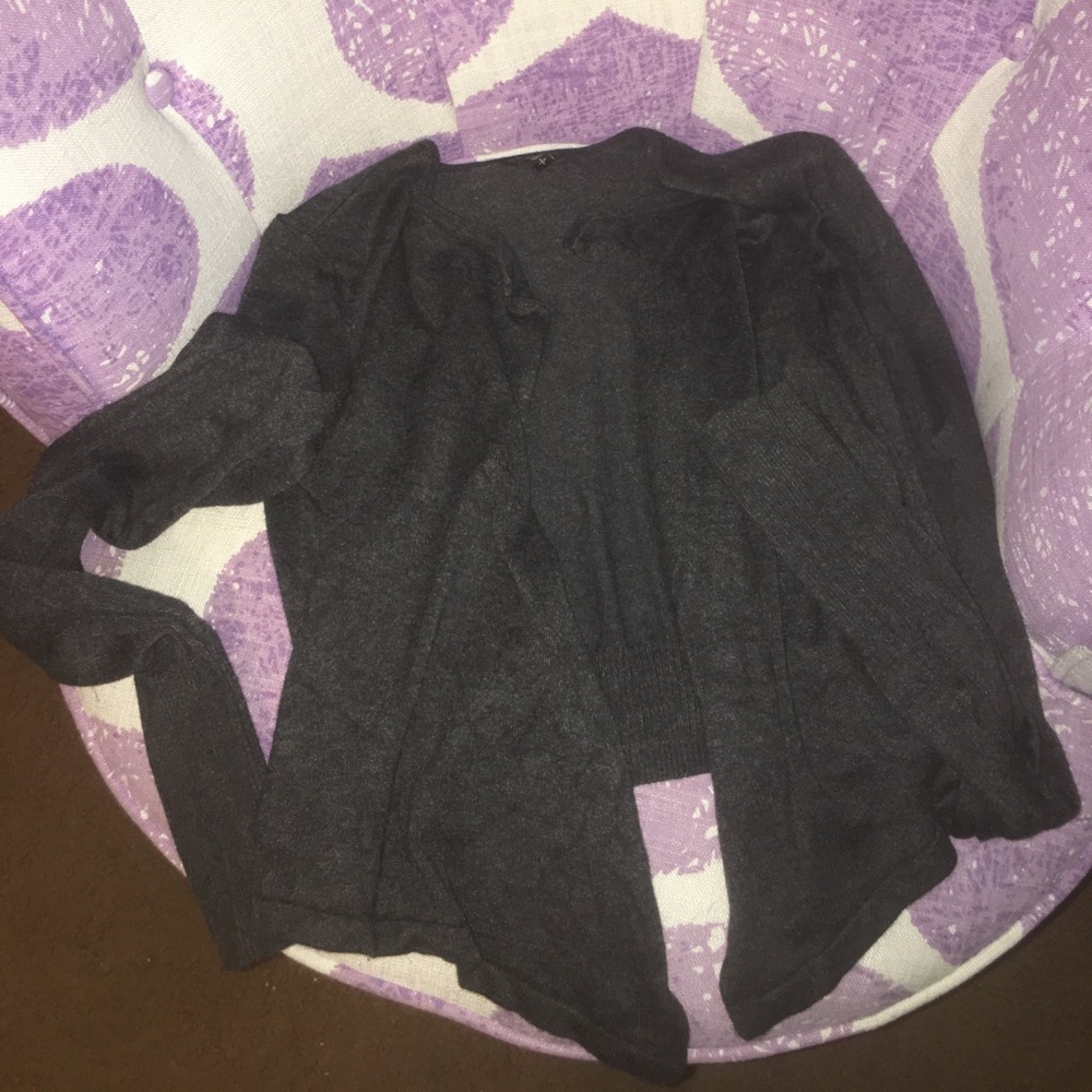 Charcoal grey cardigan