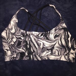 Black and White Victoria's Secret Sports Bra