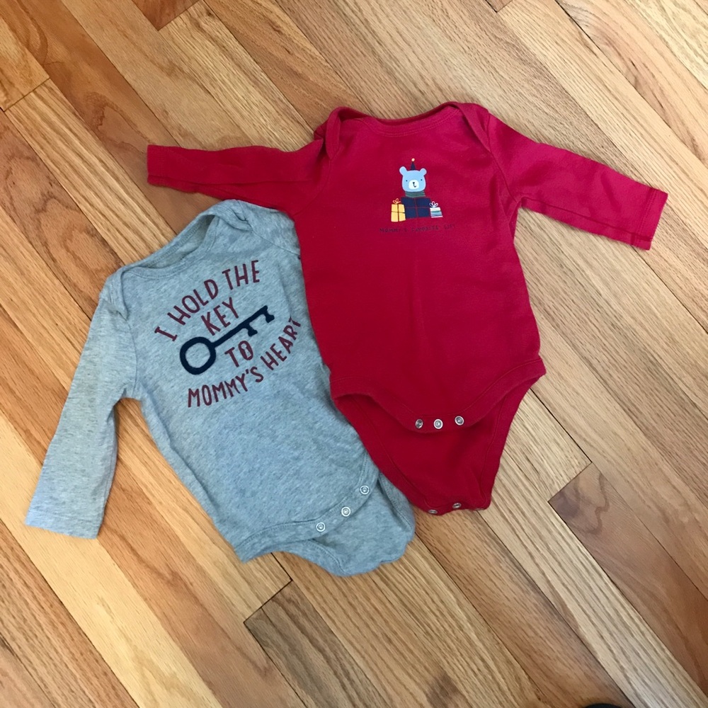 Set of long-sleeve onesies