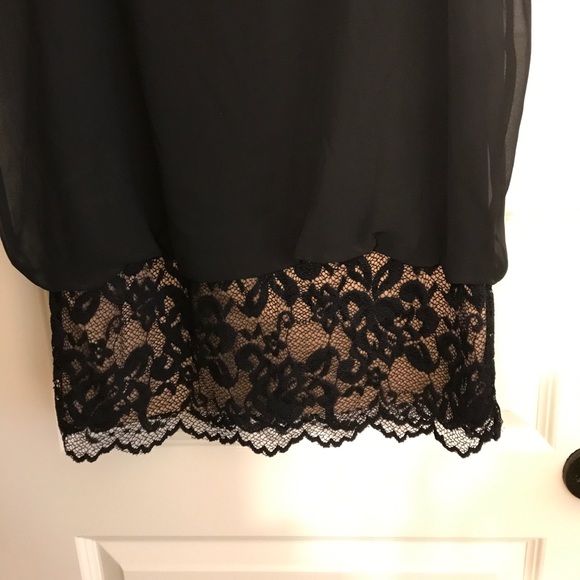 Dress Barn Chiffon blouse mini cocktail dress - Picture 2 of 3