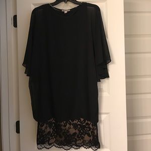 Dress Barn Chiffon blouse mini cocktail dress