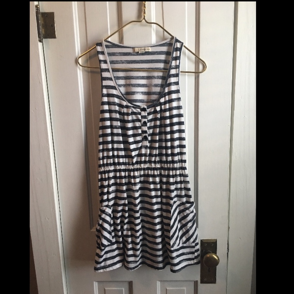 Striped dress.