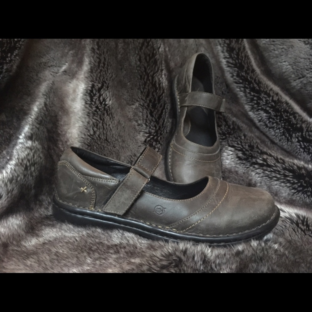 Børn Taupe/Grey Mary Jane