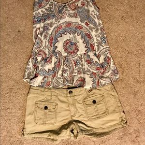 American Eagle khaki shorts