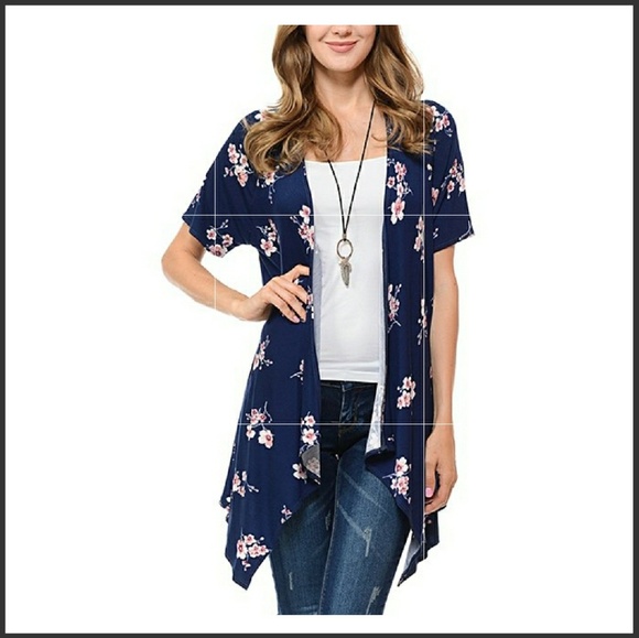 undefined Sweaters - Floral open cardigan NWT