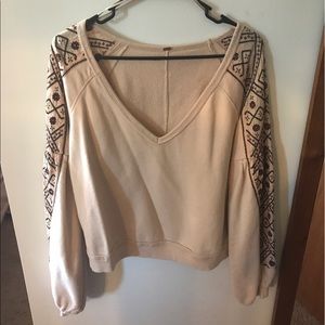 Free People Cropped Sweater