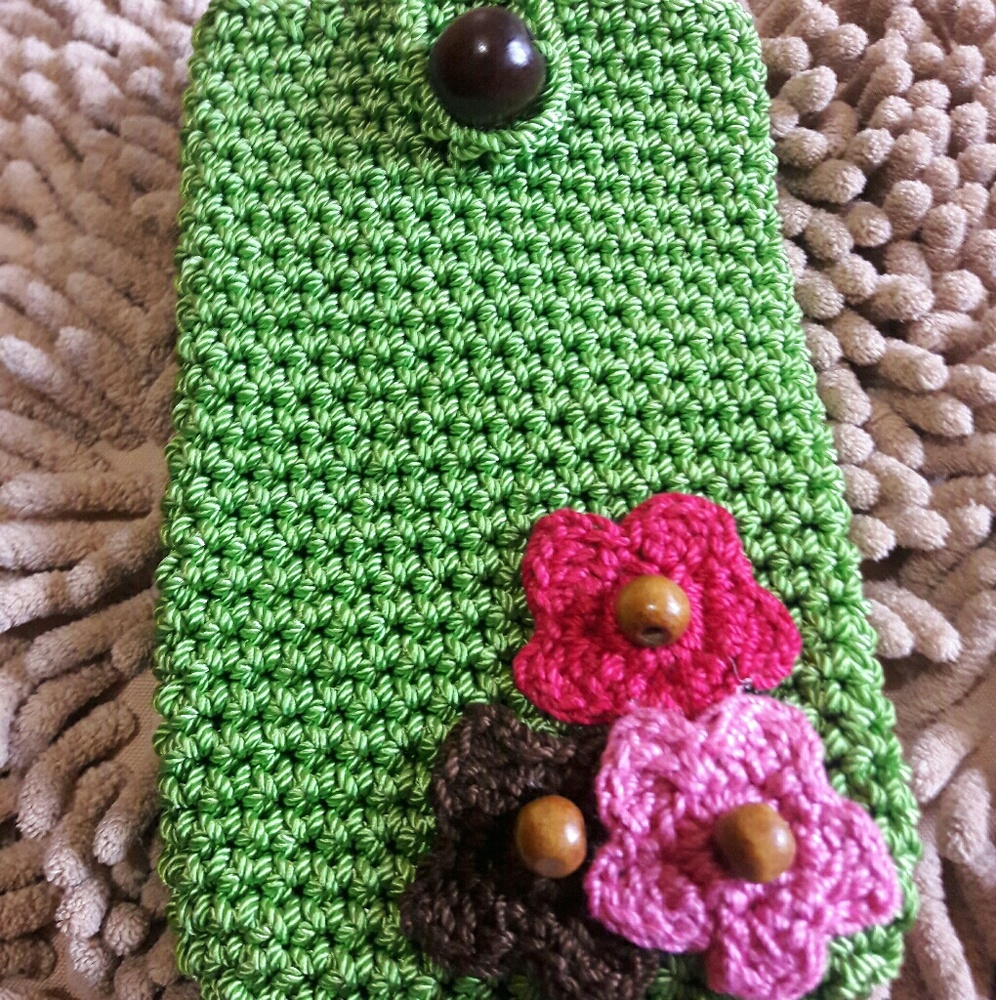 Iphone 7 Crochet Unique All HANDMADE  Cover