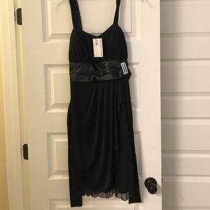 Chiffon black cocktail dress never worn