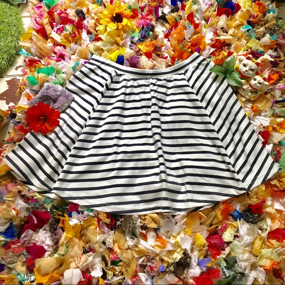 Striped Circle Skirt