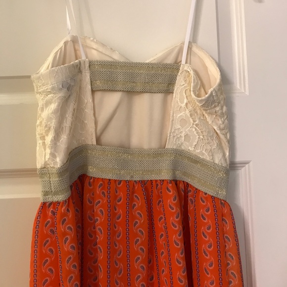 Floor length strapless maxi with knee length slip - Picture 2 of 4