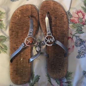 Gently worn Michael Kors flip flops