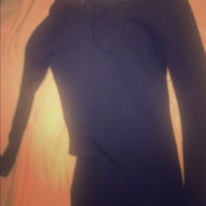 Fitted long sleeved dress