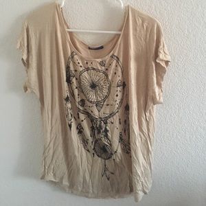 Tan t-shirt