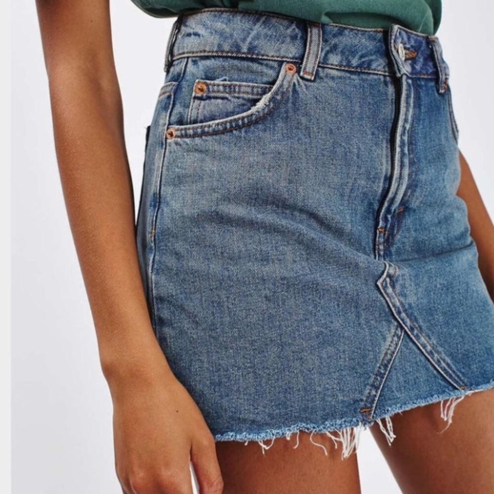 TOPSHOP denim skirt