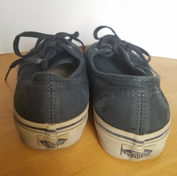 Navy Blue, Gray Vans - Picture 2 of 4