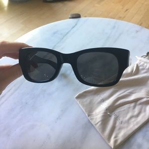 Brand New Oliver Peoples Hollis Black Sunglasses