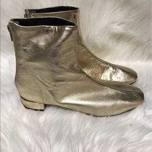 Gold Disco Witch Go-Go Topshop Boots