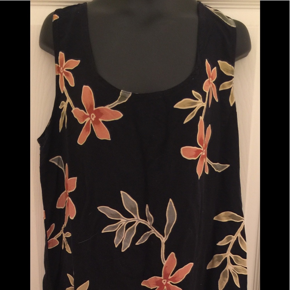 Large Black East Summer Dress