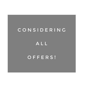 Interested in an item? Make me an offer!