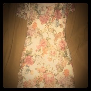 Floral body con dress