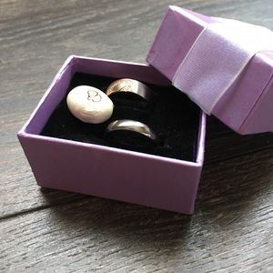 ❗️SALE❗️Women's Titanium matching ring sets