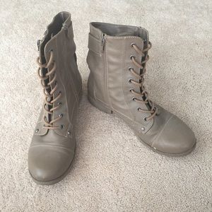 Tan/Brown Combat Boots