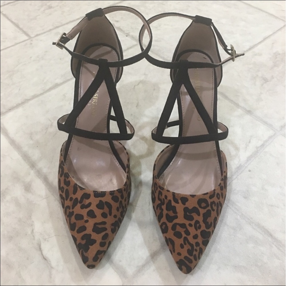 Leopard heels