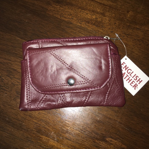 Handbags - NWT English Leather Change Purse/Clutch
