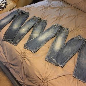 4 pairs of little boys jeans size 4