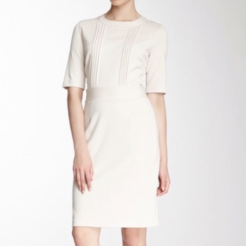 EMPLOI pintuck dress