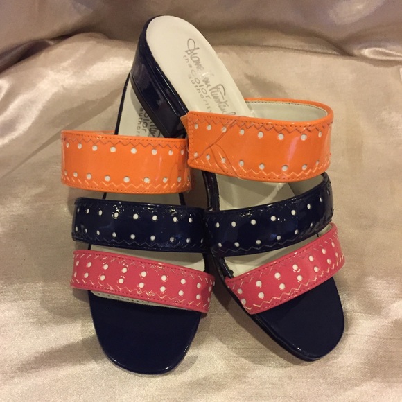 ✅sold✅Pink Orange Blue sandals size 6 - Picture 2 of 7
