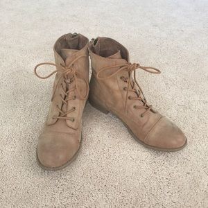 Tan boots