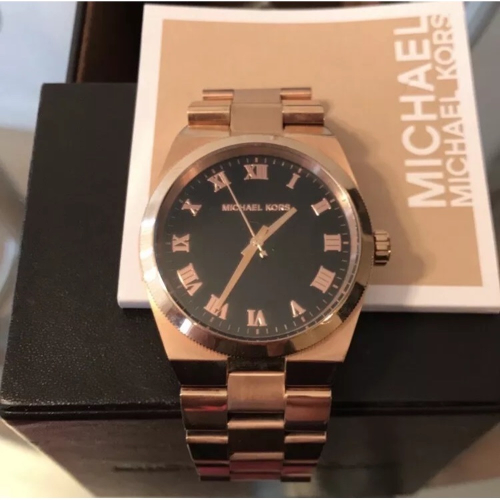 Rose Gold MK watch