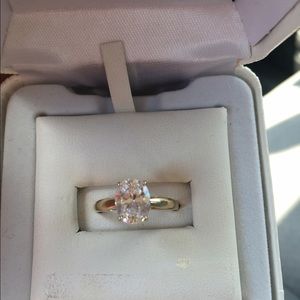 FLASH SALE! 1.5 carat oval engagement ring