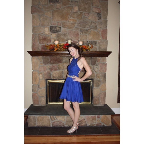 ✨Short blue dress ✨ - Picture 3 of 5