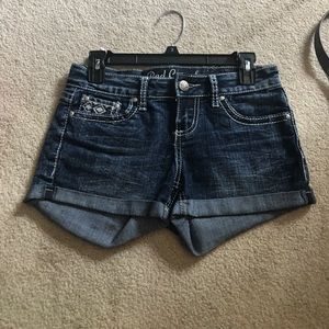 Dark Wash Jean Shorts