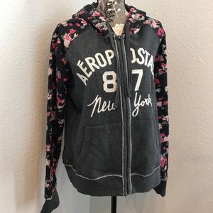 Aeropostale Floral Jacket