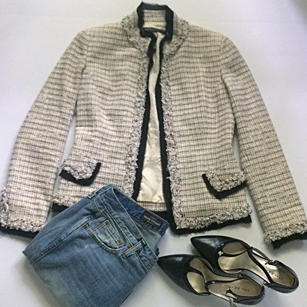 Tweed Jacket - Size 2 (petite)