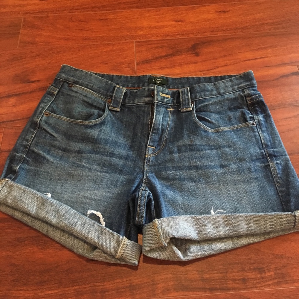 J Crew jean shorts (slightly stretchy)