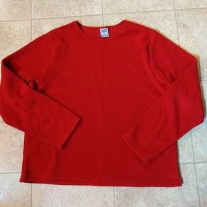 Red XL Old Navy Outlet Fleece Top