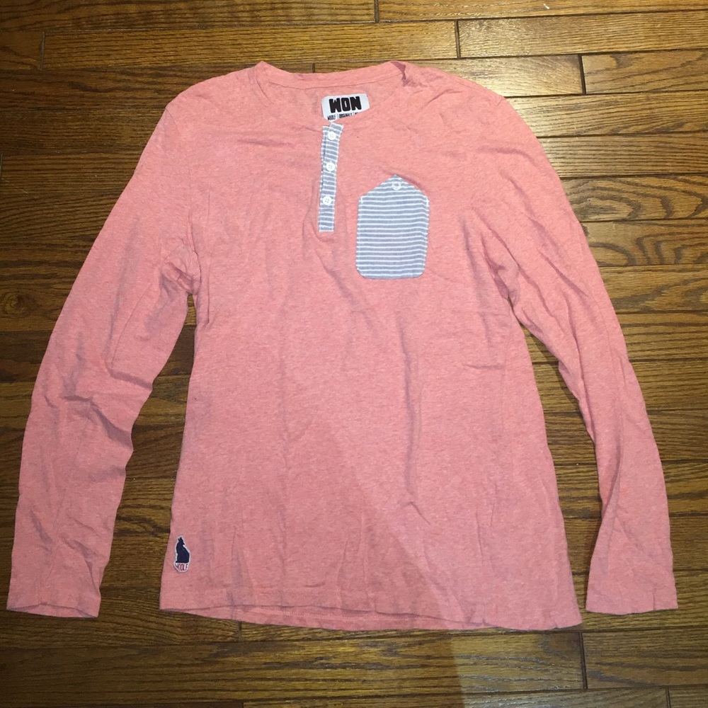 Woolf long sleeve henley size medium