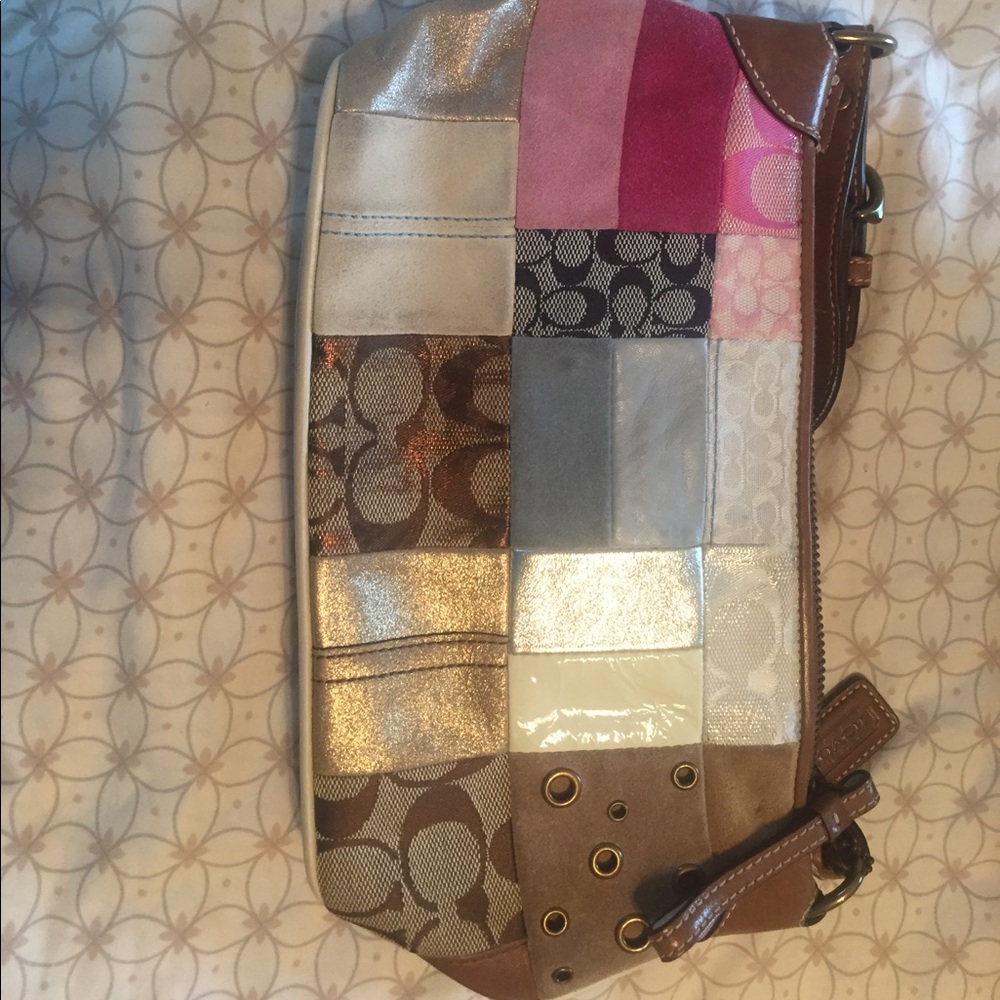 Coach patchwork small handbag