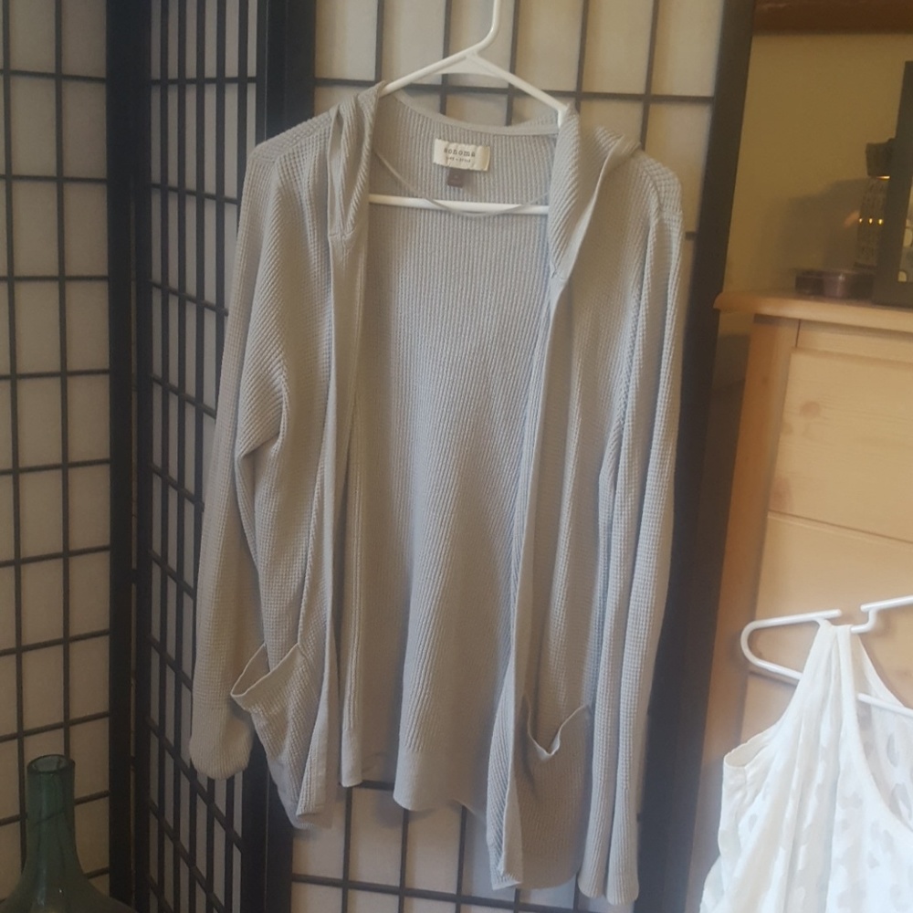 Gray shirt