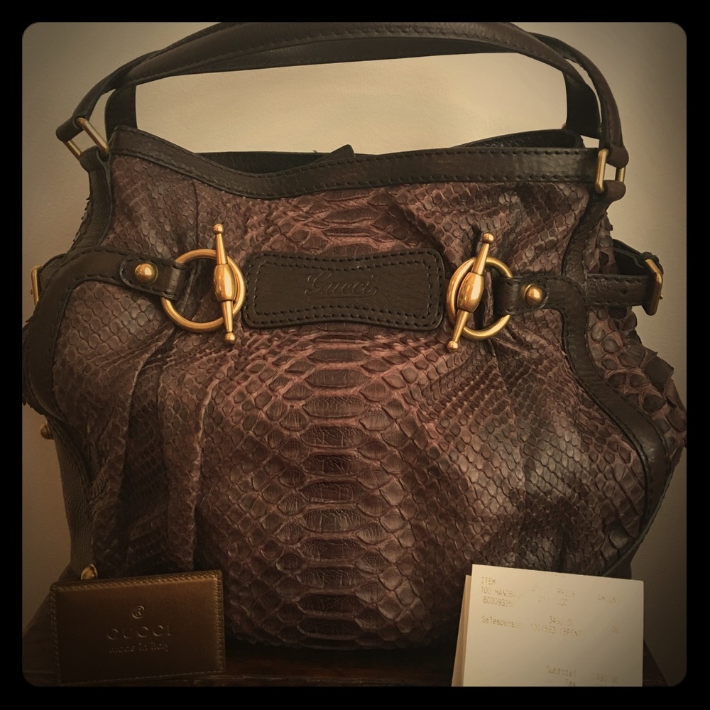 Gucci Python Bag - image 1
