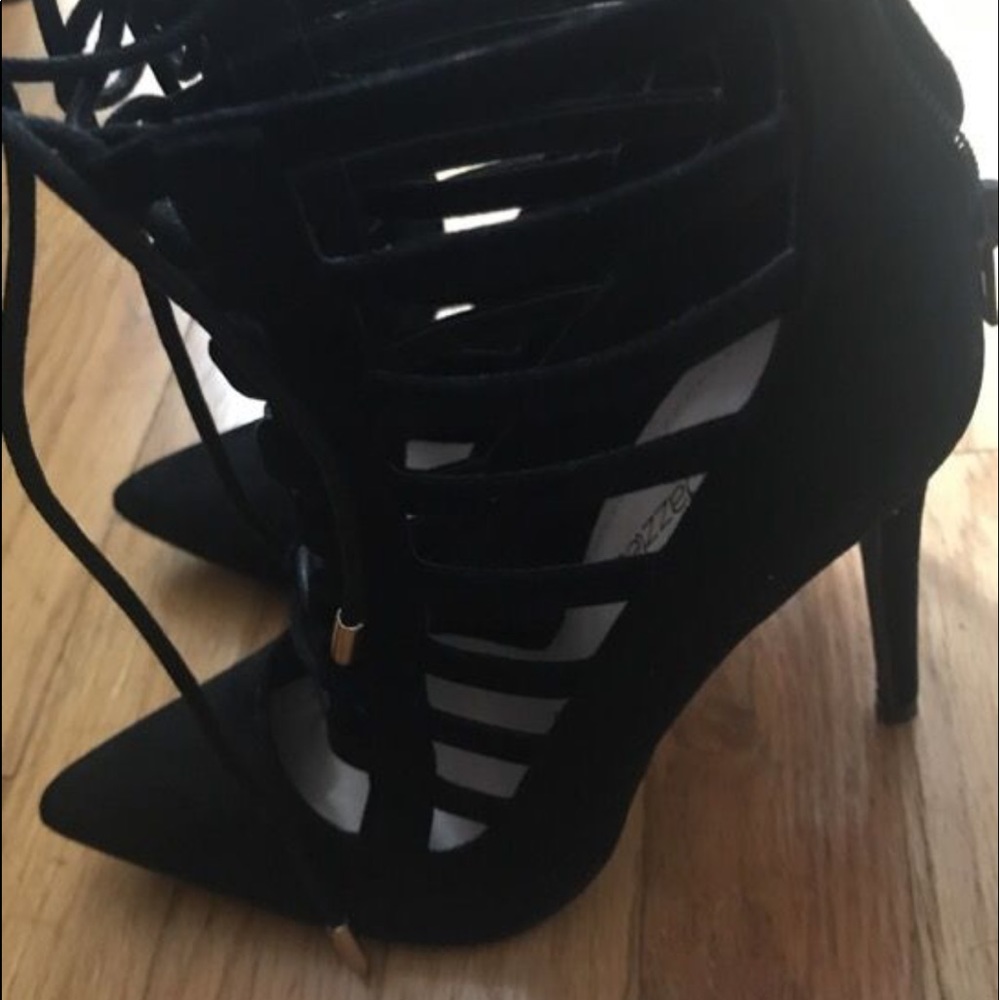 Black Suede Pumps