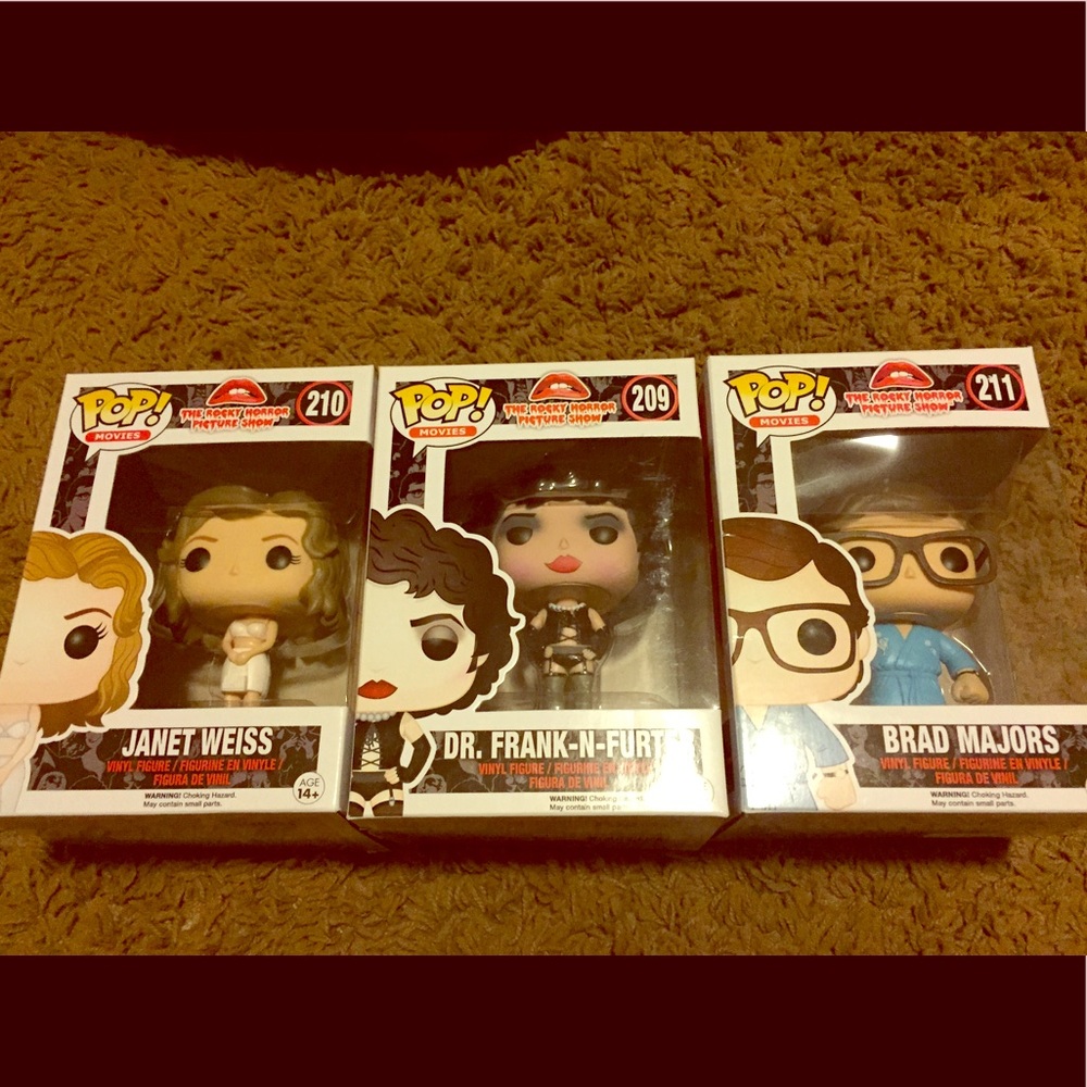 rocky horror picture show funko pop 3-pack