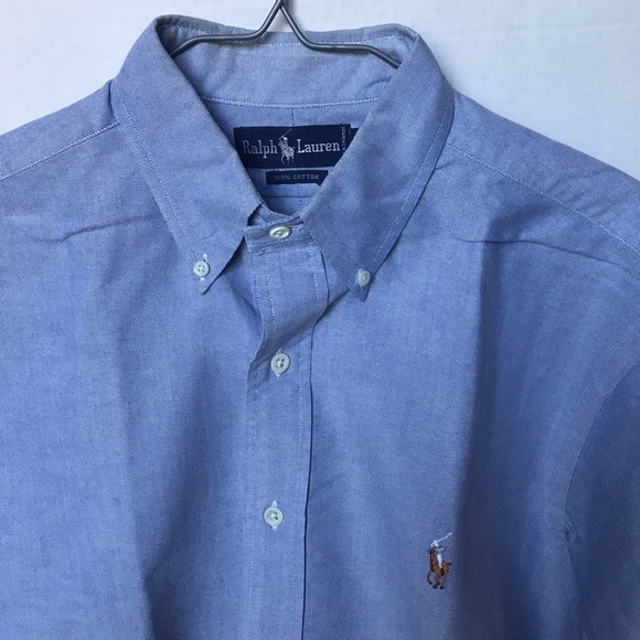 Blue Ralph Lauren button down - Picture 2 of 2