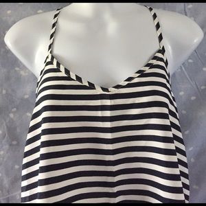 Hollister top blue & white stripe S new