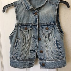 Jean vest! American Eagle!New with tags